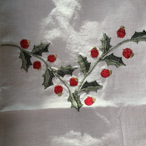 🍋🌸☀️SummerFav☀️ April Cornell Embroidered Cotton Tablecloth - Picture 5 of 6